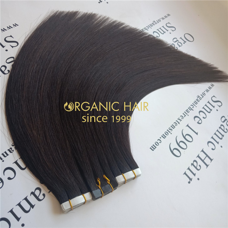 Black tape in hair extension with high quality and cheap price A105